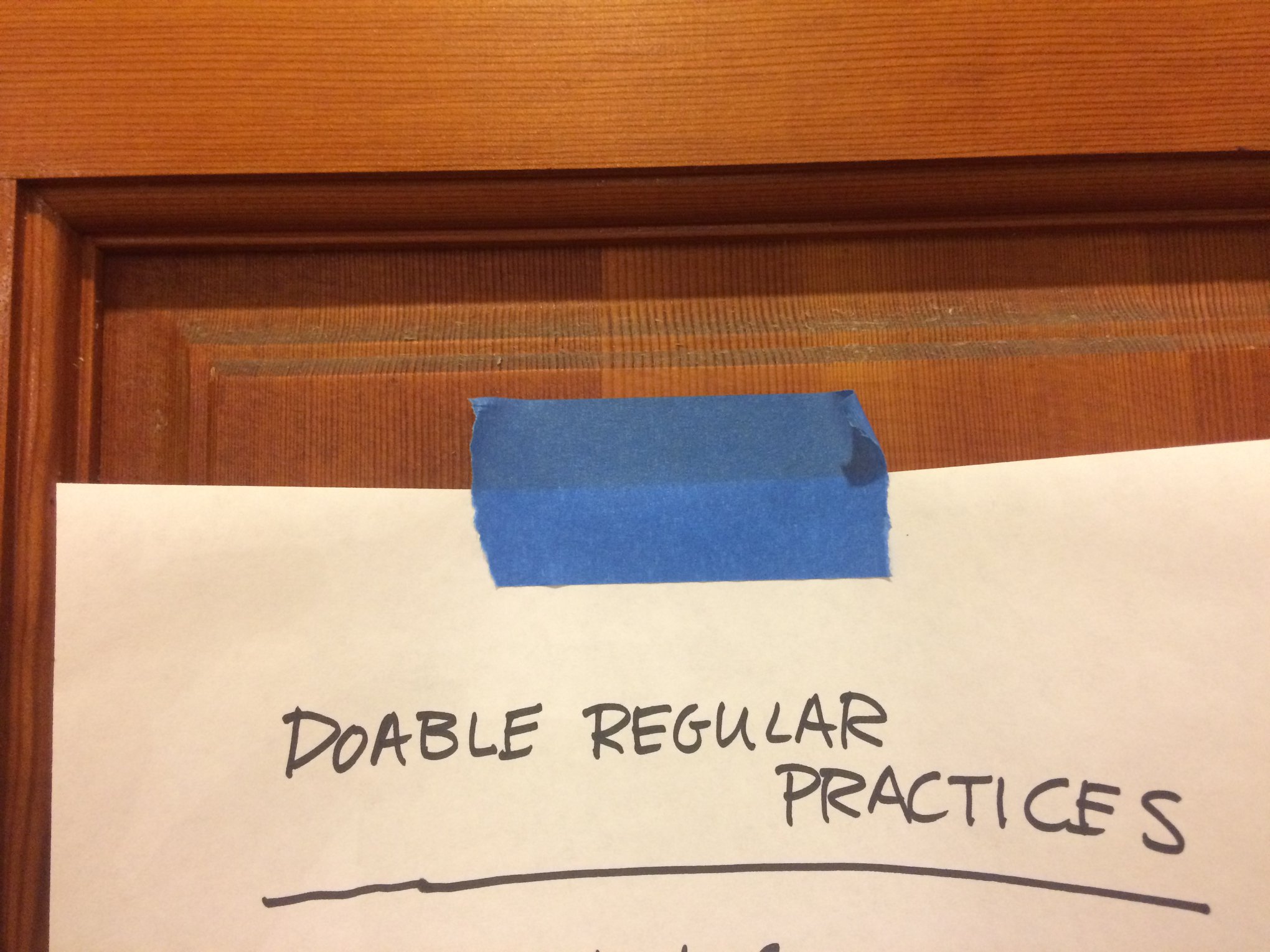 Doable Regular Practice